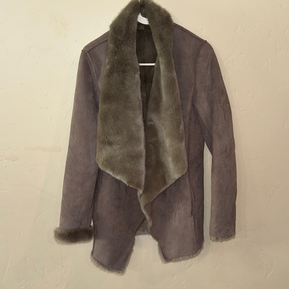 Love Token Brown Teddy Jacket